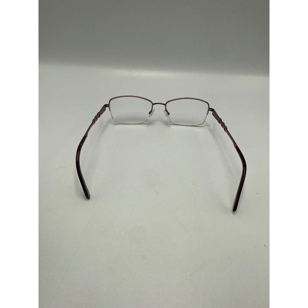 Bulova Missoula Rose Pink Semi Rimless Eyeglass Frames 51-17-135